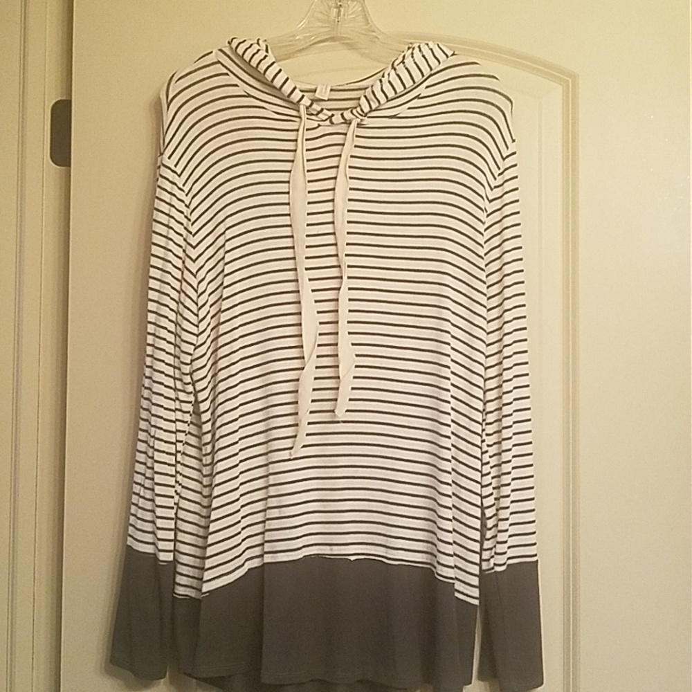 Olive and green hoodie